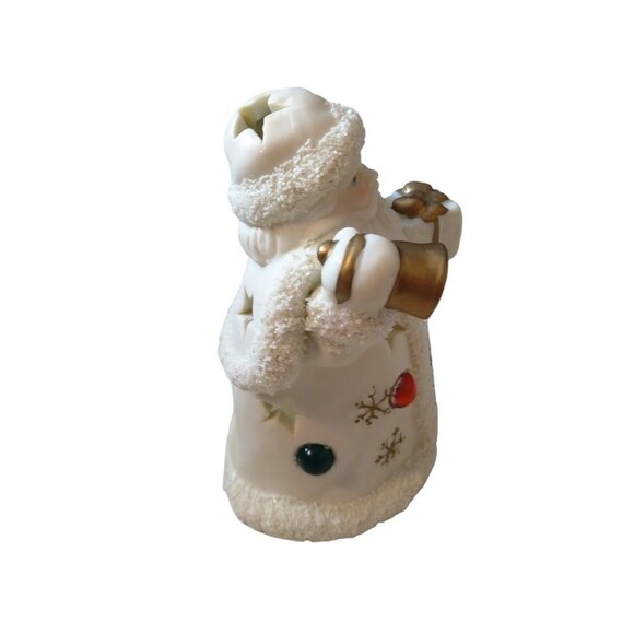 Christmas Collection By Lincolnshire Santa Claus Candleholder New Opened Box CB3 - Picture 5 of 5